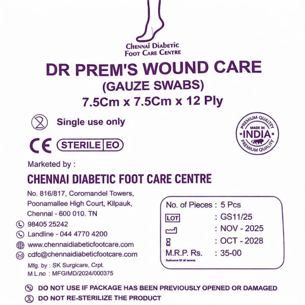 Dr.Prem’s Wound Care Gauze Swabs
