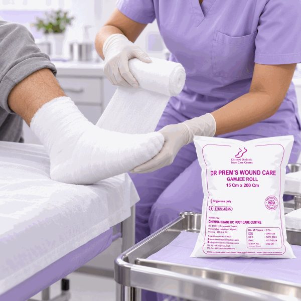 DR. PREM'S WOUND CARE (GAMJEE ROLL - 15CM X 200CM)
